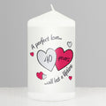Perfect Love Ruby Pillar Candle from Heartfelt Gifts