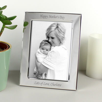 Personalised Silver Plated 6x4 Photo Frame - image 3