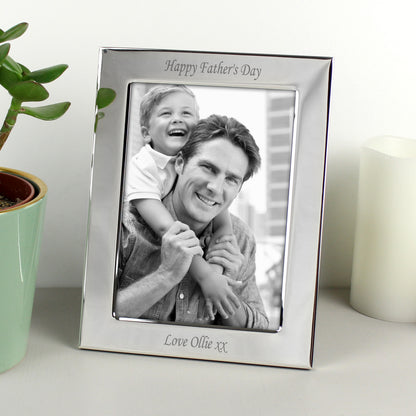 Personalised Silver Plated 6x4 Photo Frame - image 4