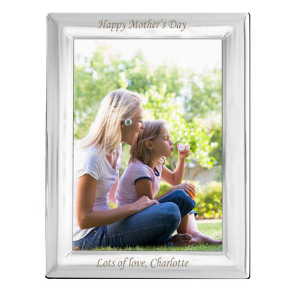 Personalised Silver Plated 6x4 Photo Frame - image 6