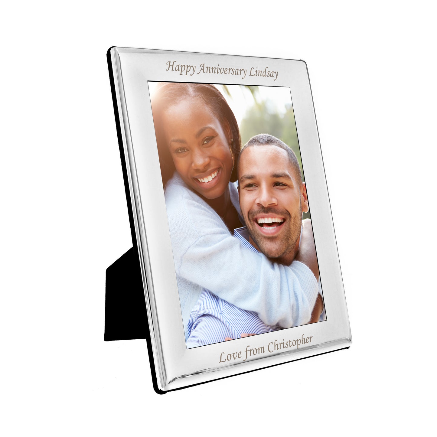 Personalised Silver Plated 6x4 Photo Frame - image 8