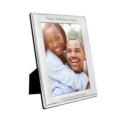 Personalised Silver Plated 6x4 Photo Frame - image 8