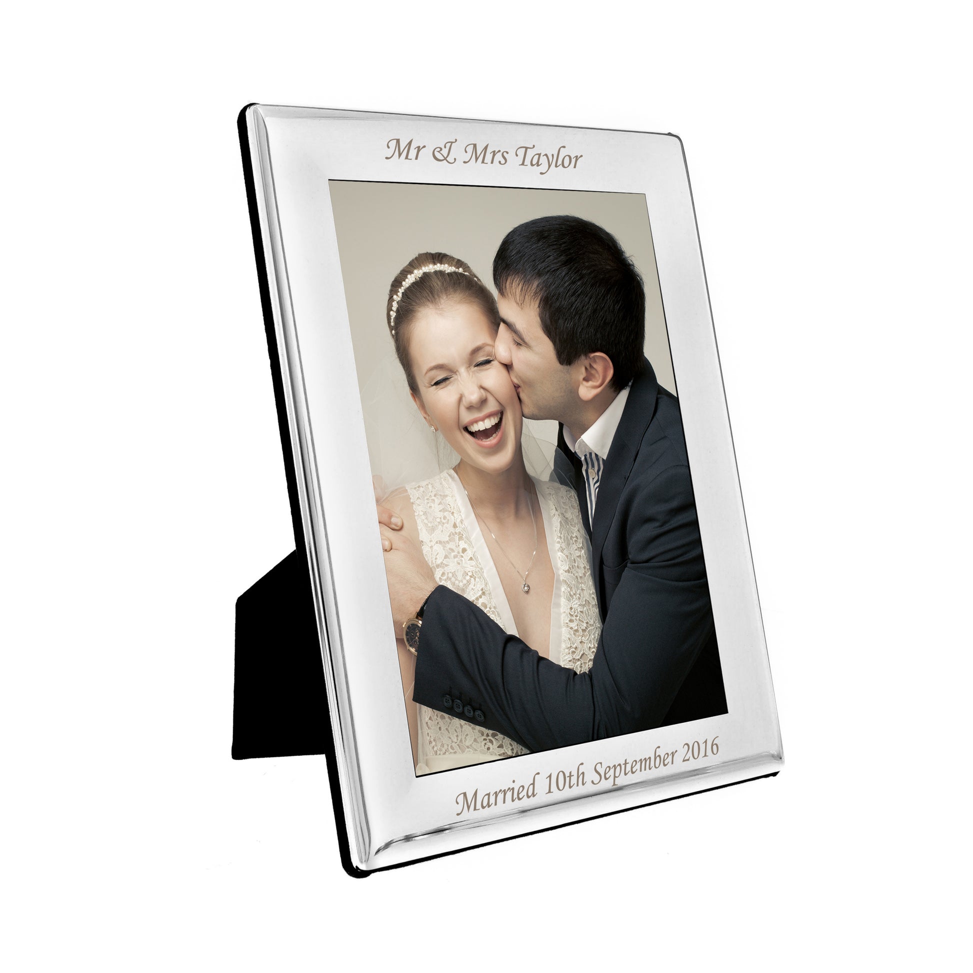 Personalised Silver Plated 6x4 Photo Frame - image 9
