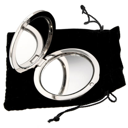 Personalised Silver Round Compact Mirror - image 6