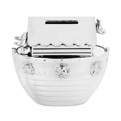 Personalised Silver Noahs Ark Money Box - image 11