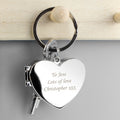 Personalised Heart Photoframe Keyring from Heartfelt Gifts