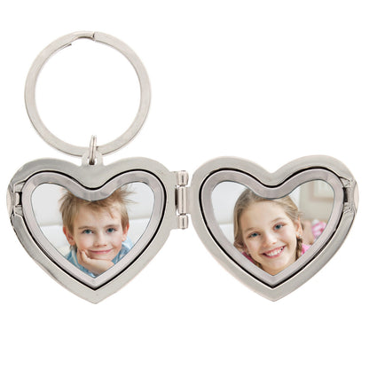 Personalised Heart Photoframe Keyring - image 8