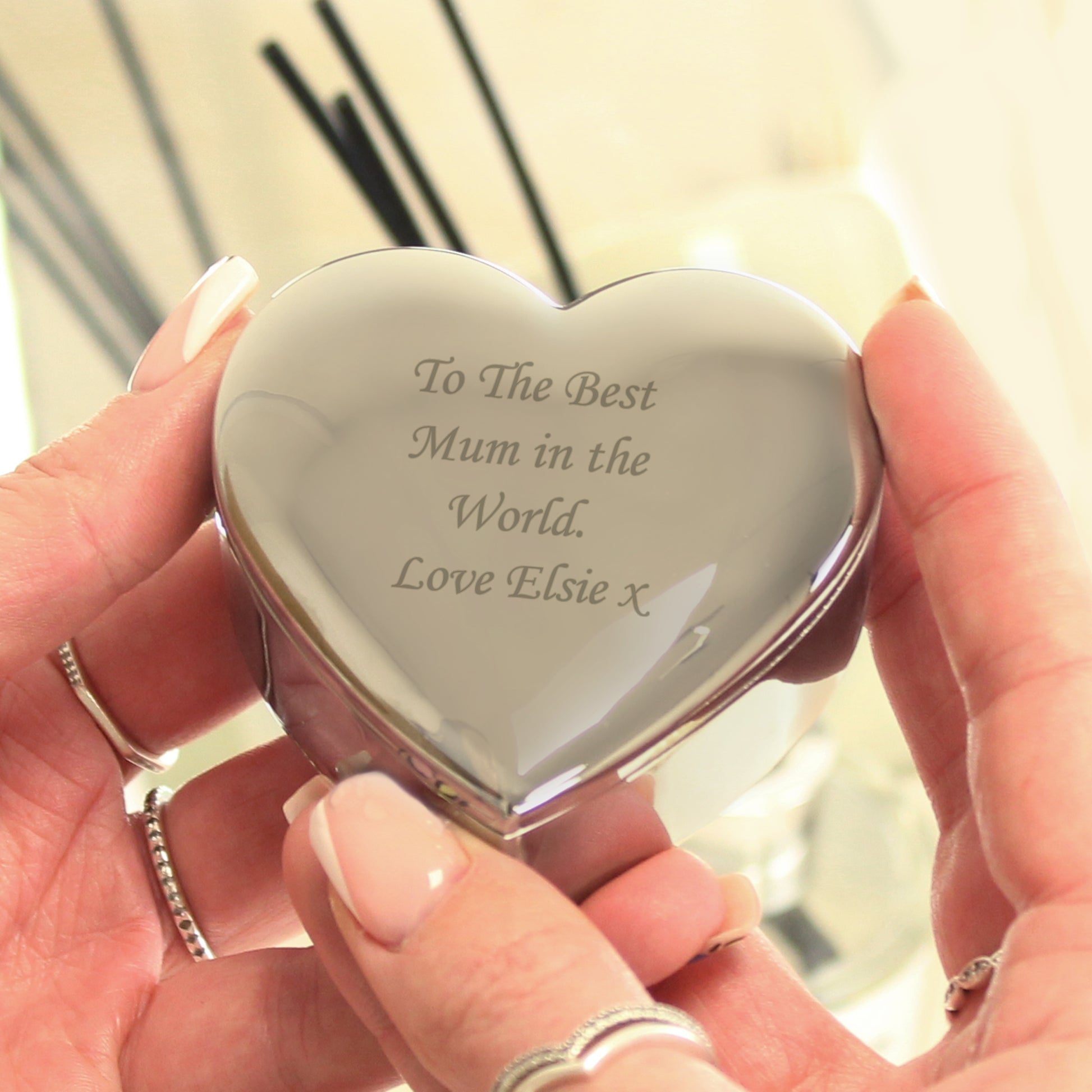 Personalised Heart Trinket Box from Heartfelt Gifts