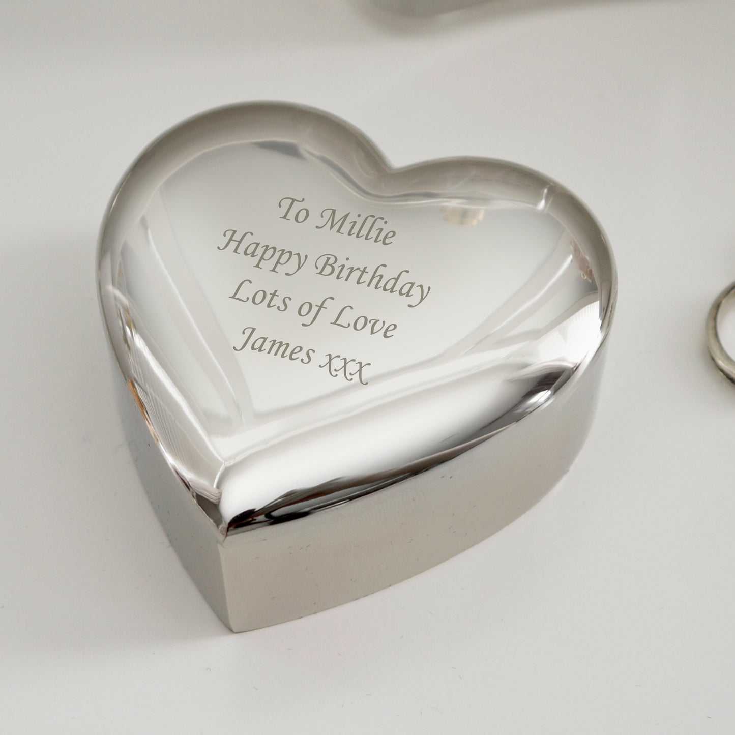 Personalised Heart Trinket Box - image 3