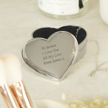 Personalised Heart Trinket Box - image 4
