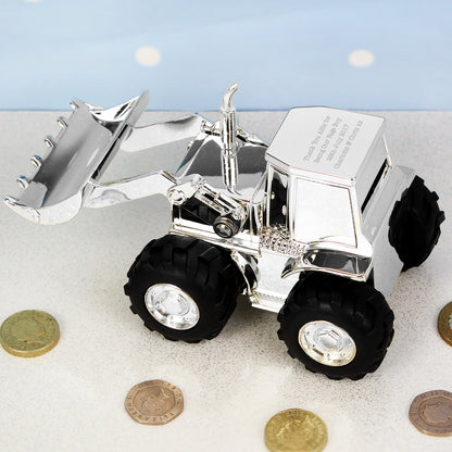 Personalised Digger Money Box - image 2