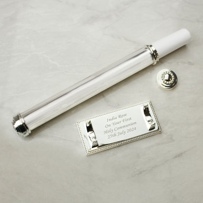 Personalised Plain Silver Plated Certificate Holder - image 8