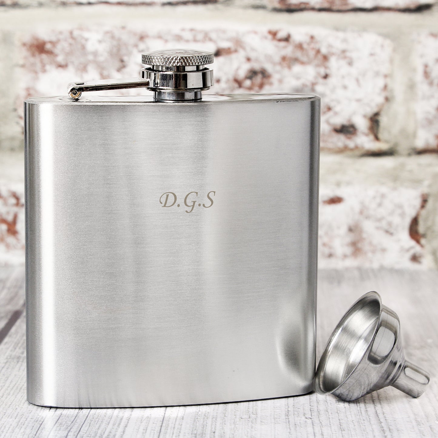 Personalised Boxed Stainless Steel Hip Flask - image 3