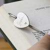 Personalised Engraved Heart Bookmark – Birthday Gift for Book Lovers
