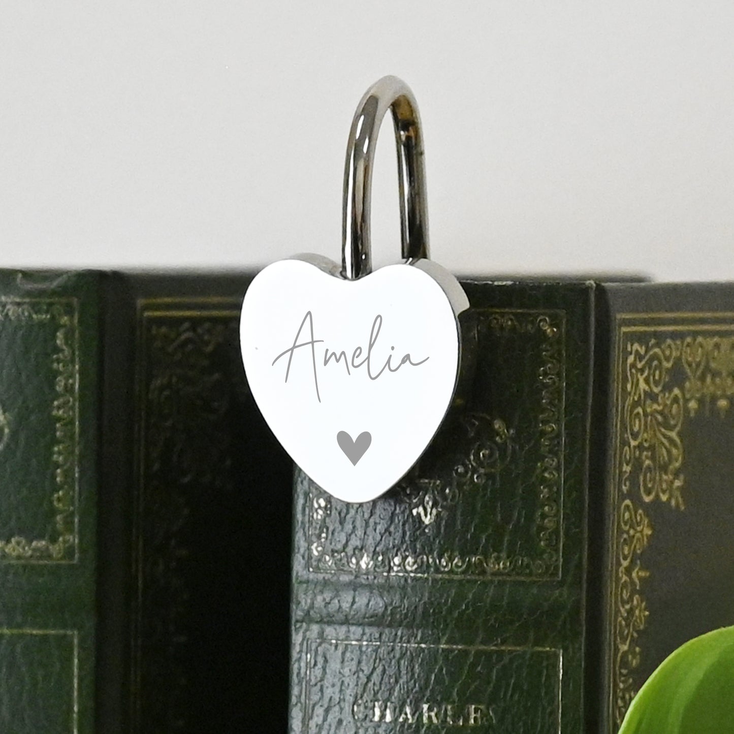 Personalised Engraved Heart Bookmark – Birthday Gift for Book Lovers - image 2