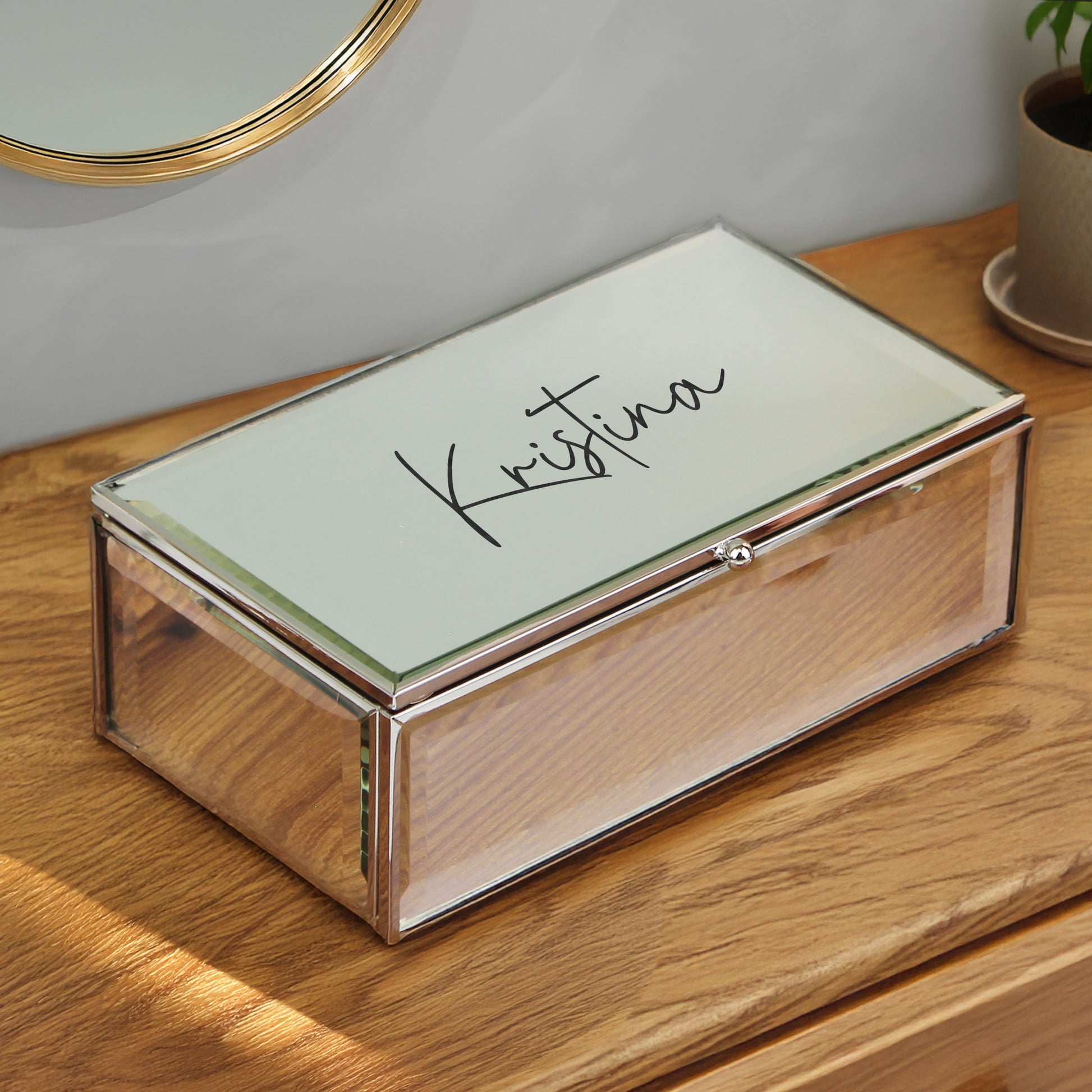 Personalised Mirrored Jewellery Box – Luxury Birthday Gift for Her - image 4