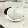 Personalised Floral Round Trinket Box – Birthday Valentine Gift for Her
