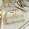 Personalised Bow Handbag Compact Mirror – Birthday Gift for Her