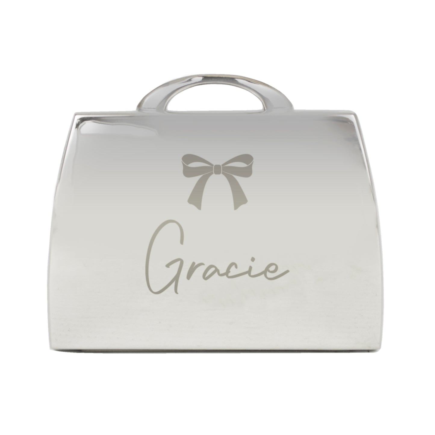 Personalised Bow Handbag Compact Mirror – Birthday Gift for Her - image 4