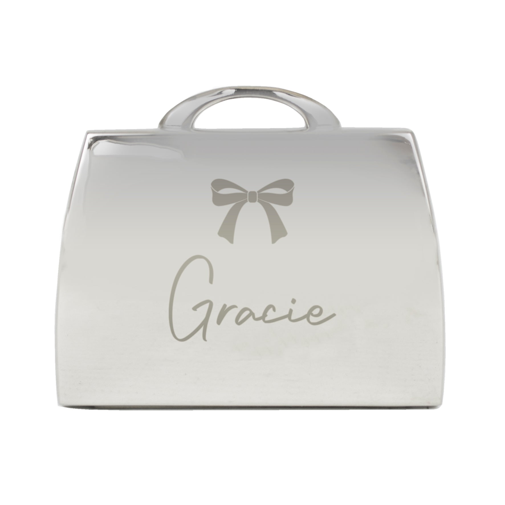 Personalised Bow Handbag Compact Mirror – Birthday Gift for Her - image 4