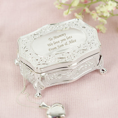 Personalised Small Antique Trinket Box from Heartfelt Gifts