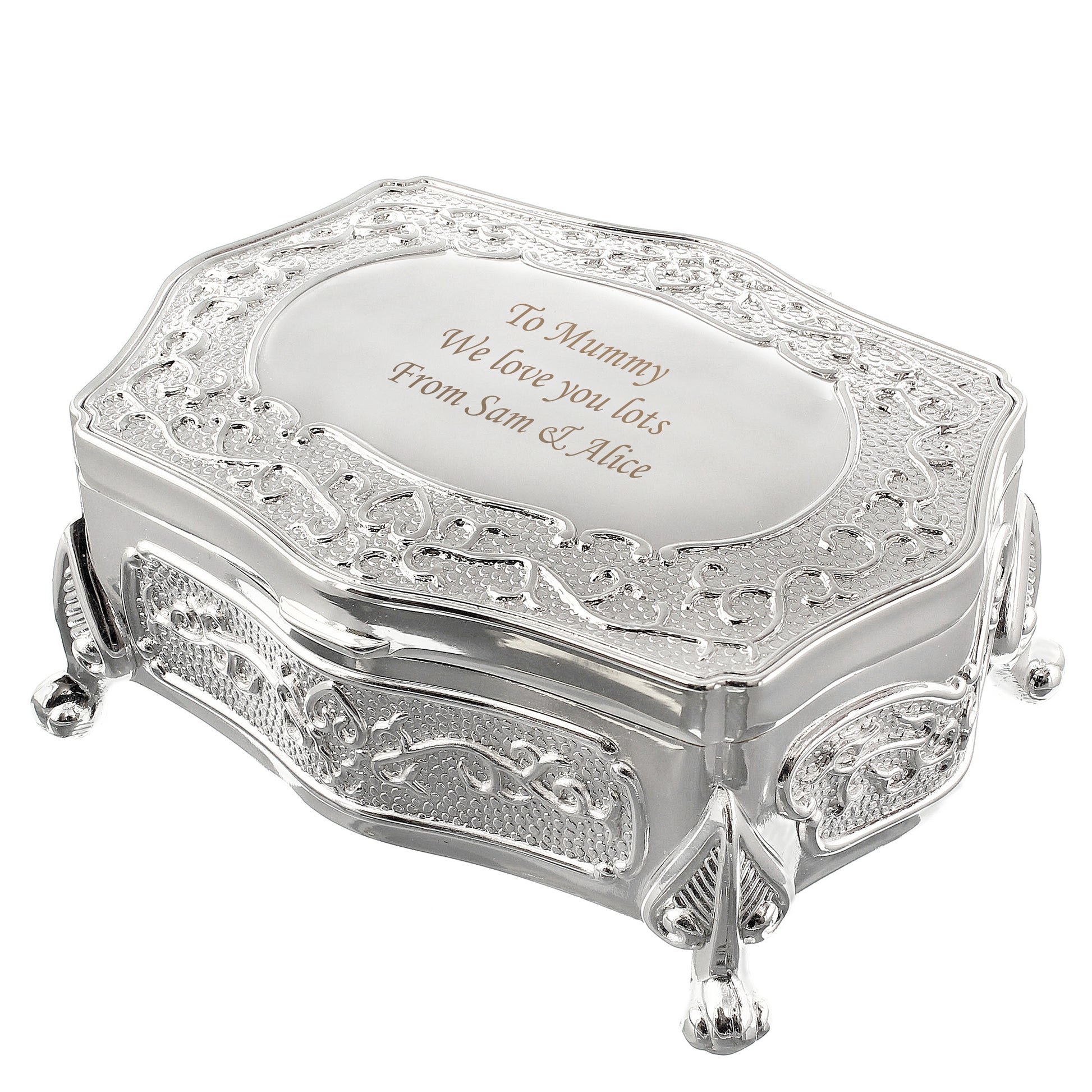 Personalised Small Antique Trinket Box - image 6