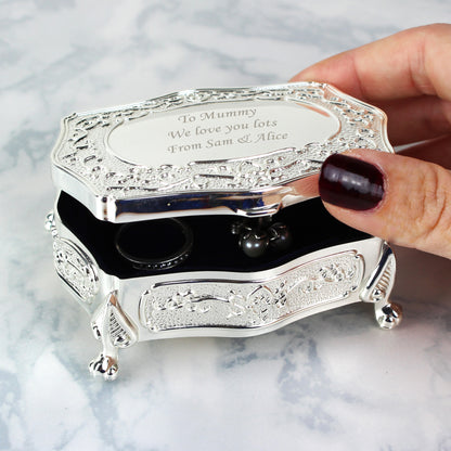 Personalised Small Antique Trinket Box - image 9