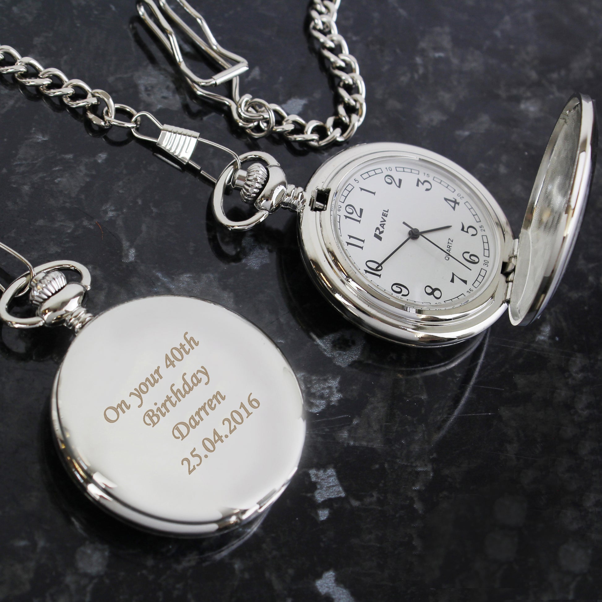 Personalised Pocket Fob Watch - image 3