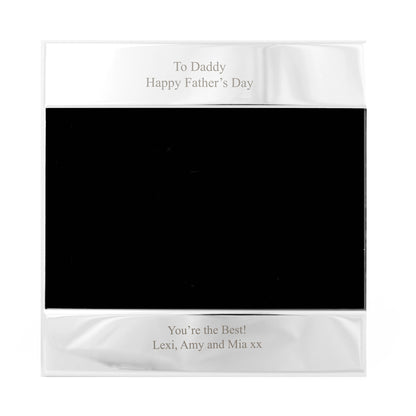 Personalised Silver 6x4 Photo Frame - image 14