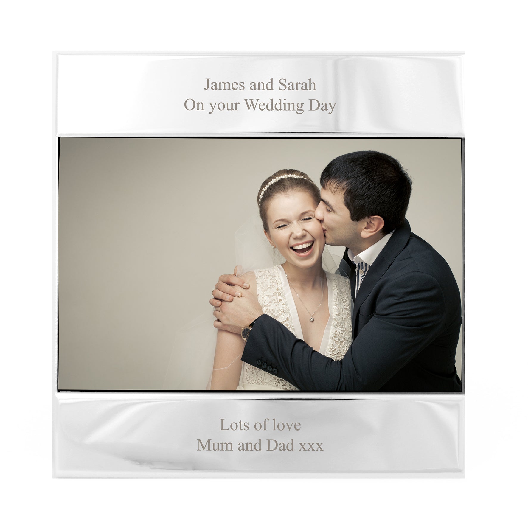 Personalised Silver 6x4 Photo Frame - image 4