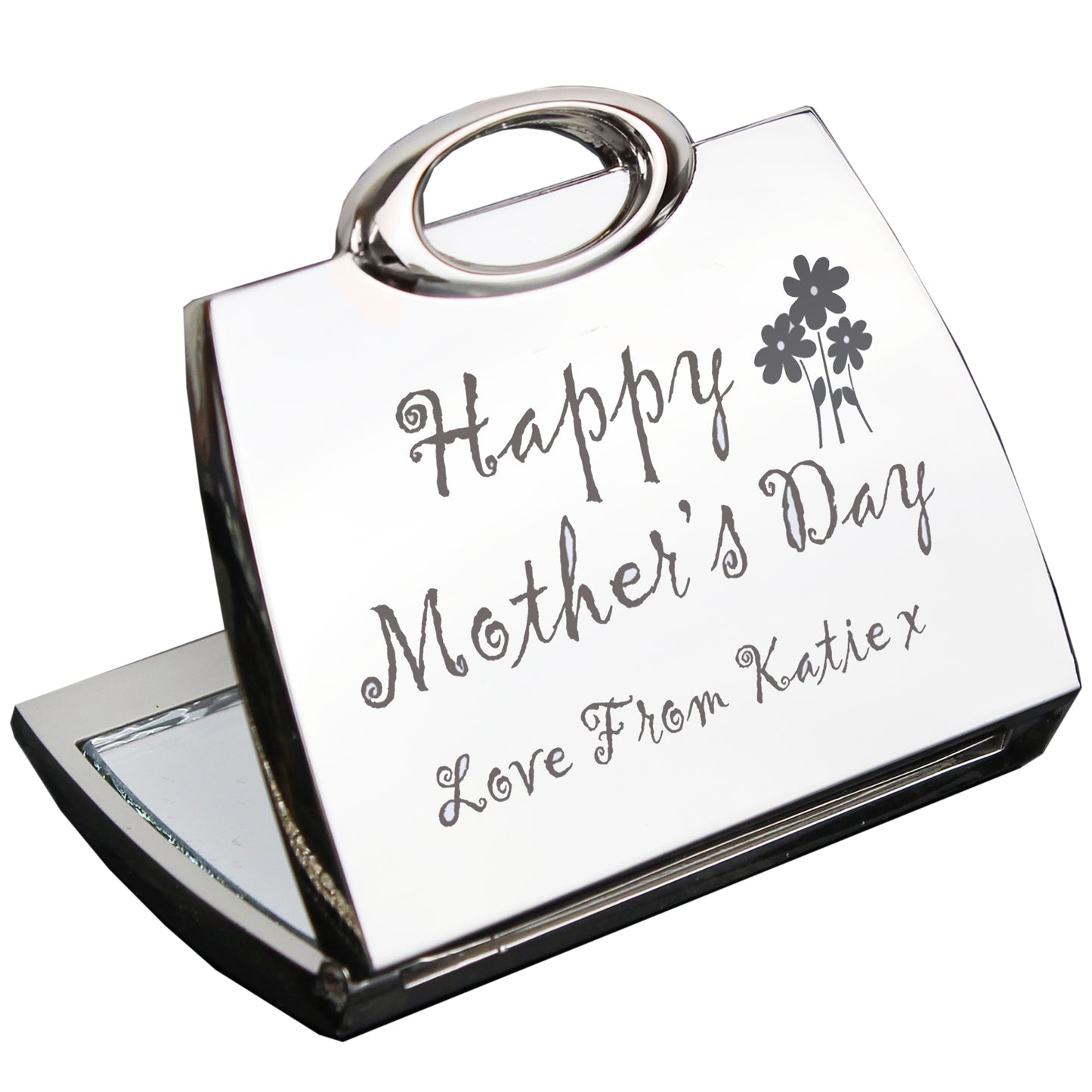 Personalised Happy Mothers Day Compact Mirror - image 2