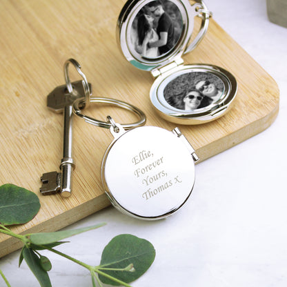Personalised Round Photo Keyring - image 4