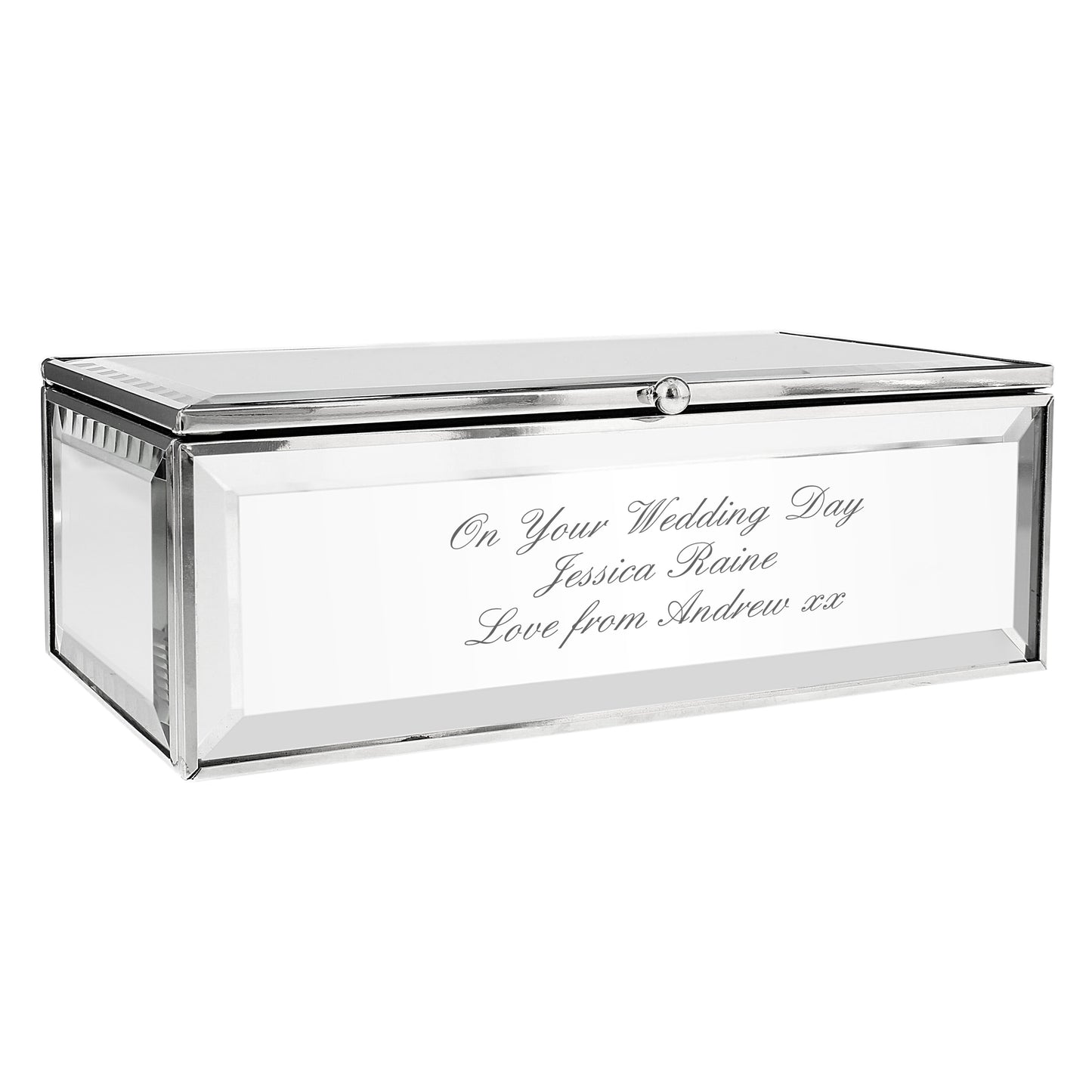 Personalised Mirrored Jewellery Box - image 2