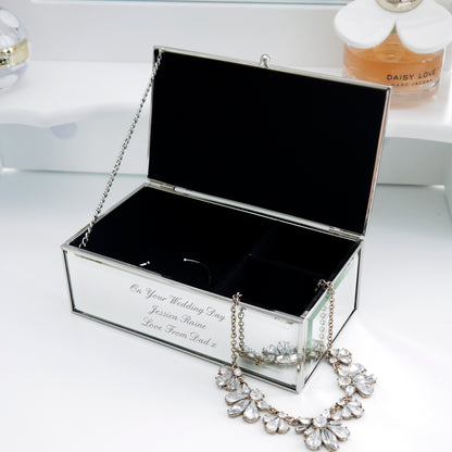 Personalised Mirrored Jewellery Box - image 3