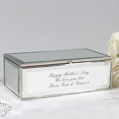 Personalised Mirrored Jewellery Box - image 4