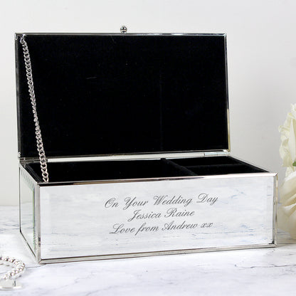 Personalised Mirrored Jewellery Box - image 5