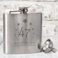 Personalised Stars Age Hip Flask from Heartfelt Gifts