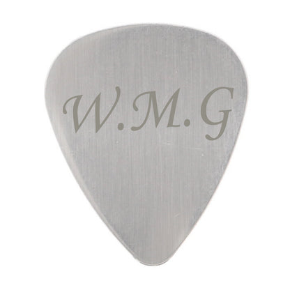 Personalised Initials Silver Plectrum - image 2
