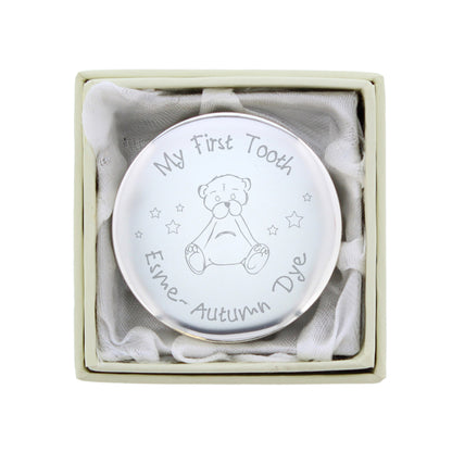 Personalised Teddy My First Tooth Trinket Box - image 3