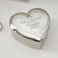 Personalised Decorative Wedding Mother of the Groom Heart Trinket Box from Heartfelt Gifts