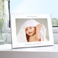 Personalised Silver 5x7 Landscape Photo Frame from Heartfelt Gifts