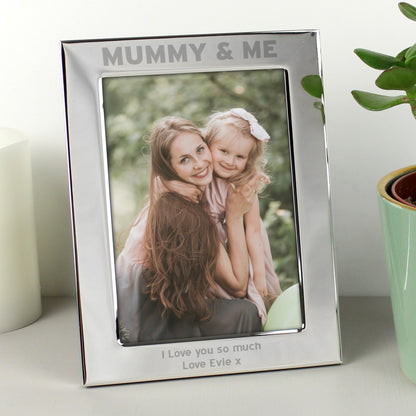 Personalised Silver 5x7 Mummy & Me Photo Frame - image 2