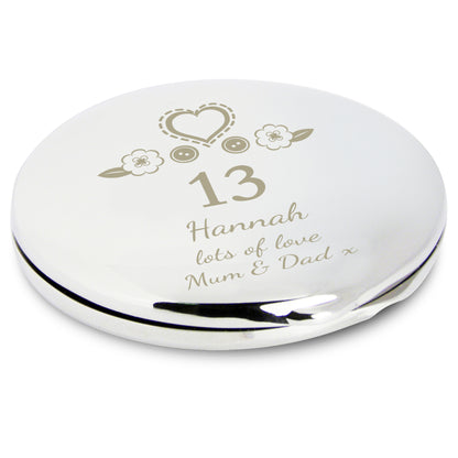 Personalised Birthday Craft Compact Mirror - image 2