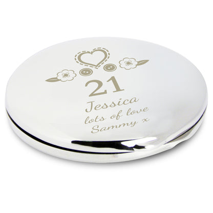 Personalised Birthday Craft Compact Mirror - image 3
