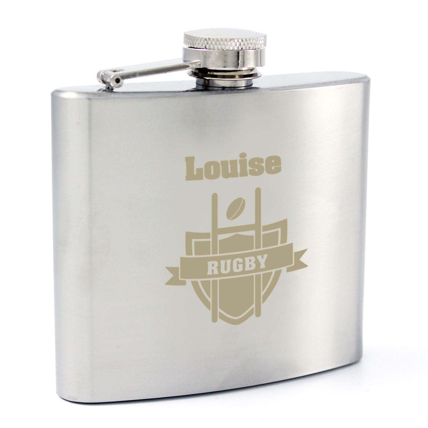 Personalised Rugby Hip Flask - image 4