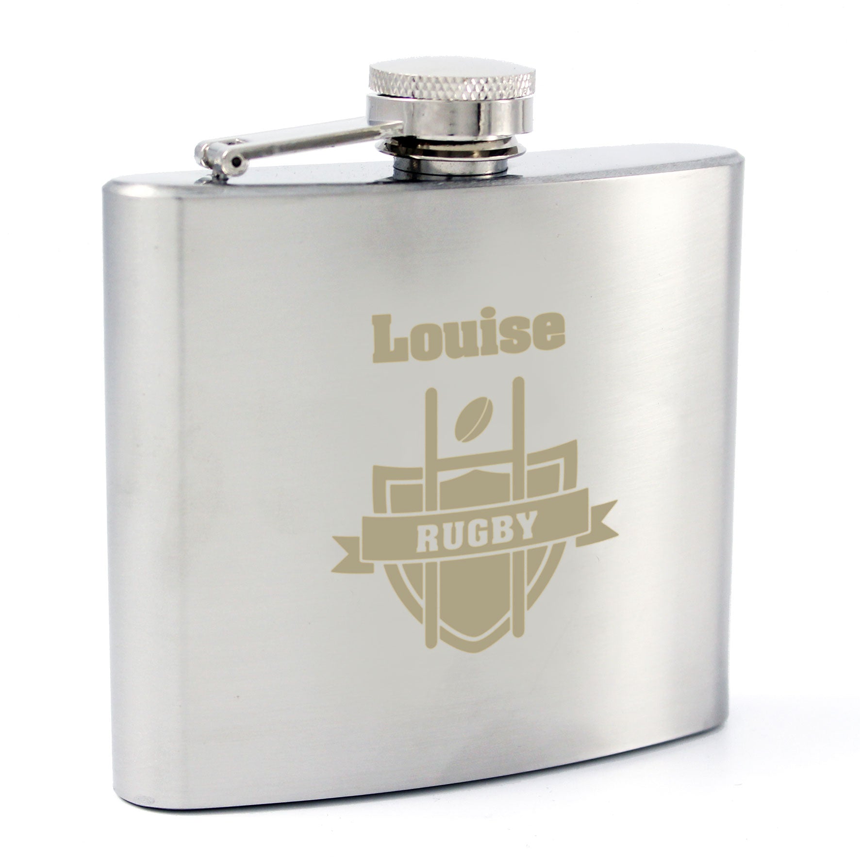 Personalised Rugby Hip Flask - image 4