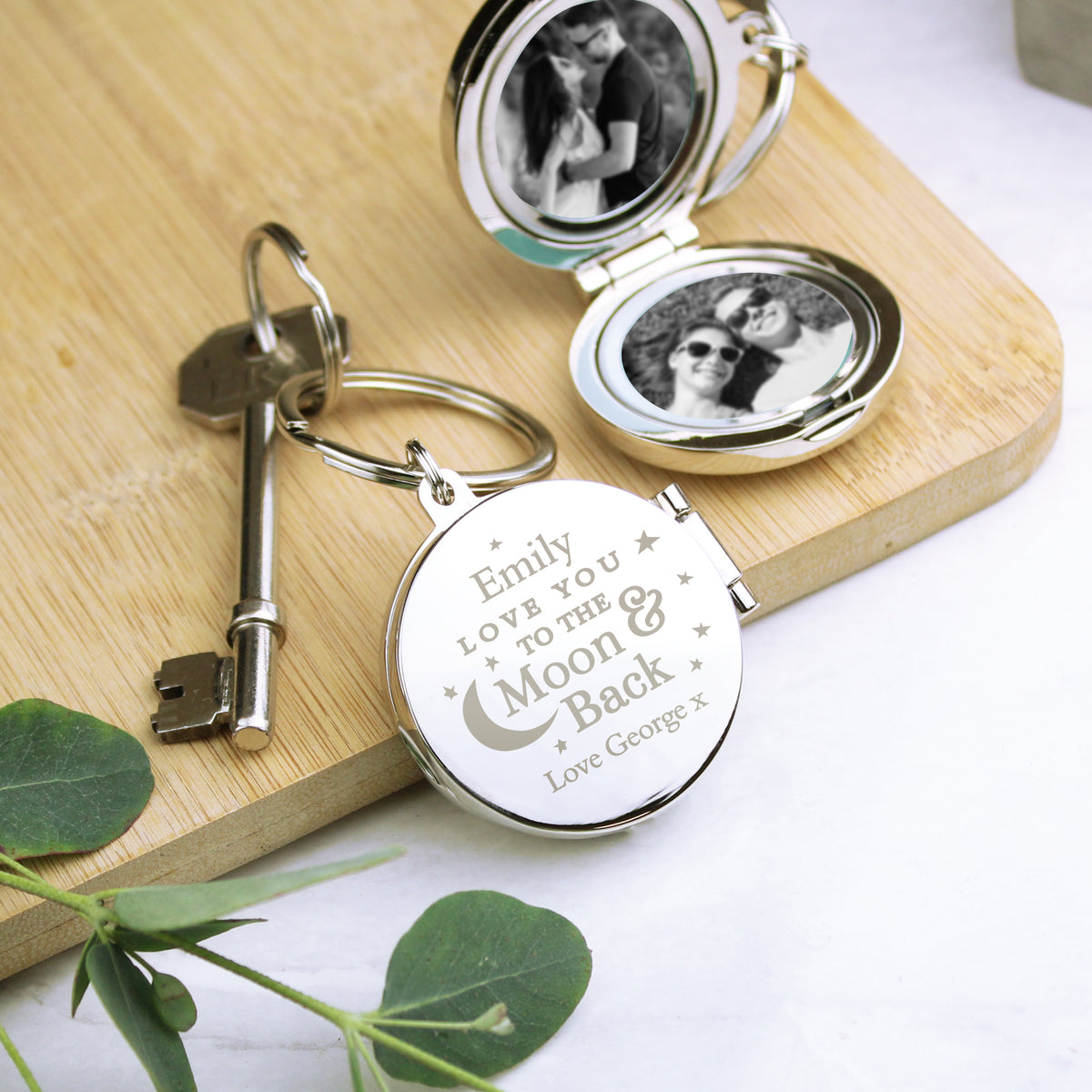 Personalised To the Moon and Back...Photo Keyring from Heartfelt Gifts