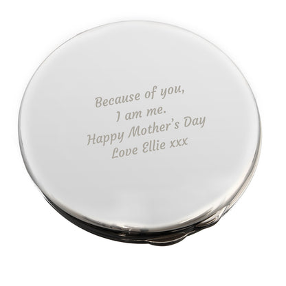 Personalised Any Message Compact Mirror - image 2