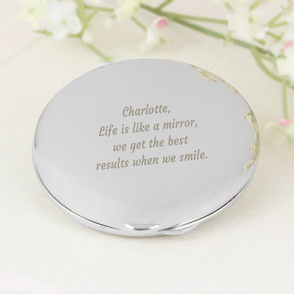 Personalised Any Message Compact Mirror - image 6