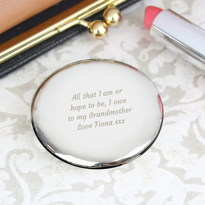 Personalised Any Message Compact Mirror - image 7
